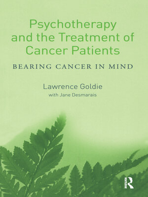 cover image of Psychotherapy and the Treatment of Cancer Patients